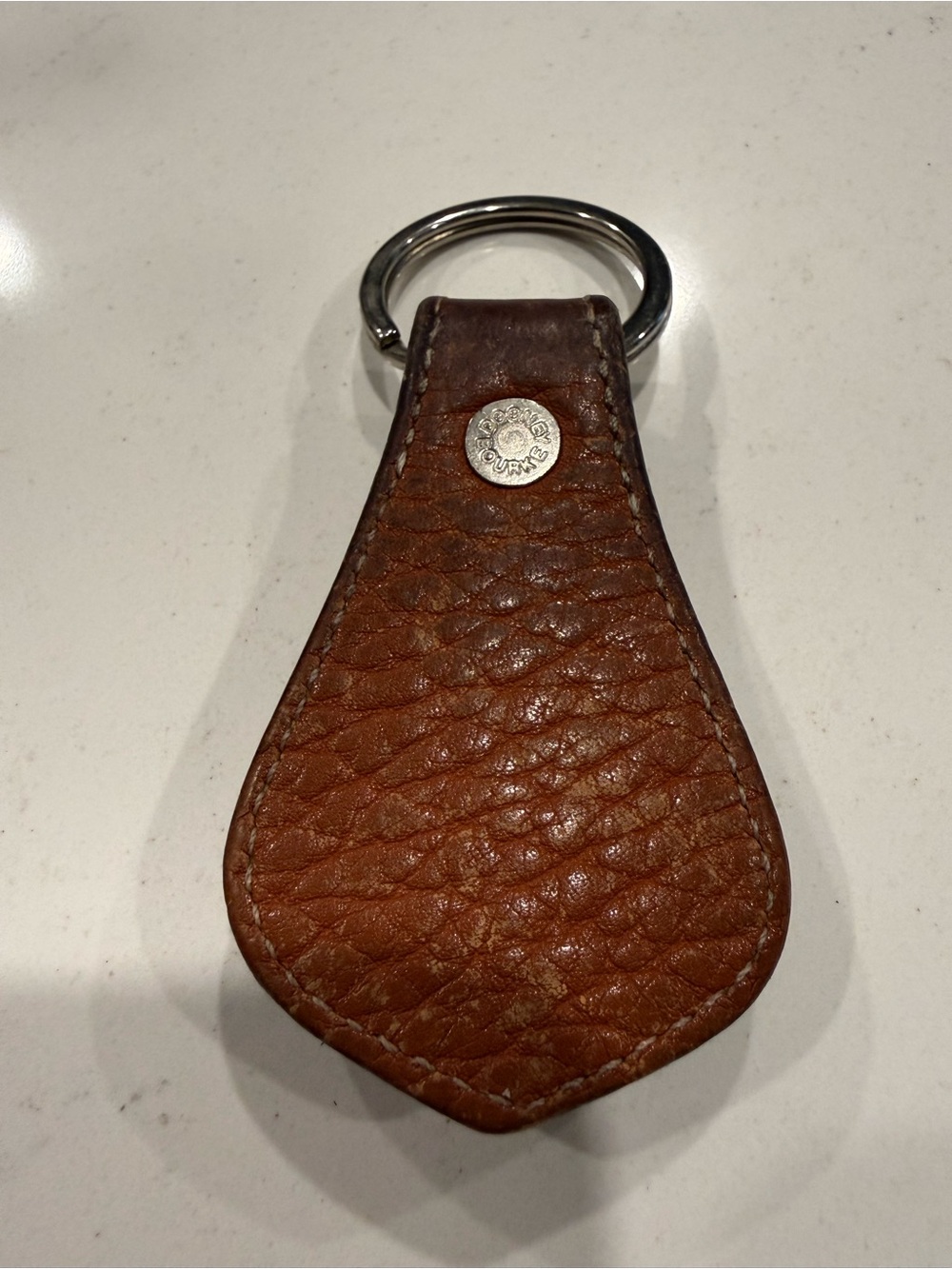 Dooney & Bourke All Weather Leather and Brass Duck Keychain Fob - Picture 8 of 9